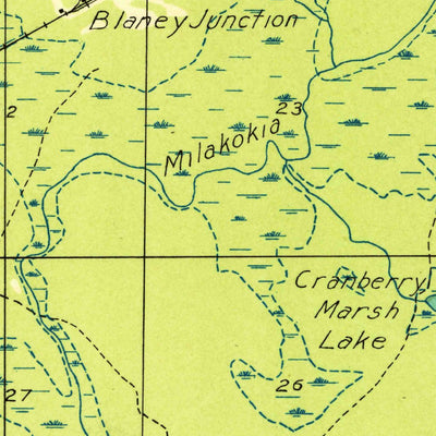 United States Geological Survey Blaney Park, MI (1931, 31680-Scale) digital map
