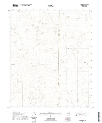 United States Geological Survey Bledsoe NE, NM (2020, 24000-Scale) digital map