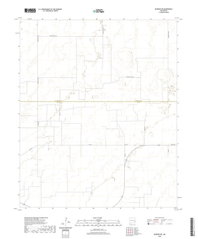 United States Geological Survey Bledsoe SW, NM (2020, 24000-Scale) digital map
