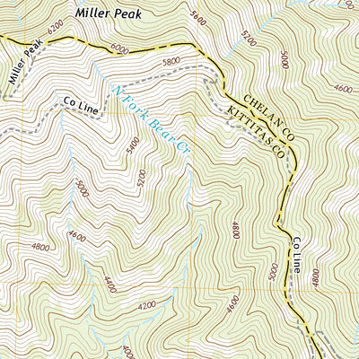 United States Geological Survey Blewett, WA (2020, 24000-Scale) digital map
