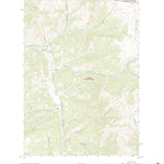 United States Geological Survey Blind Bull Creek, WY (2021, 24000-Scale) digital map