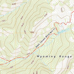 United States Geological Survey Blind Bull Creek, WY (2021, 24000-Scale) digital map