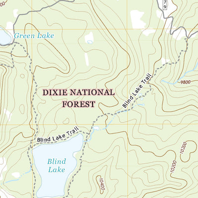 United States Geological Survey Blind Lake, UT (2020, 24000-Scale) digital map
