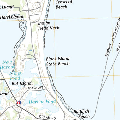 United States Geological Survey Block Island, RI (2021, 24000-Scale) digital map