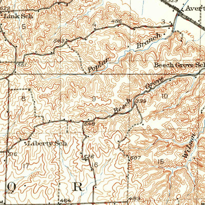 United States Geological Survey Bloomfield, MO (1934, 62500-Scale) digital map