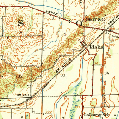 United States Geological Survey Bloomfield, MO (1939, 62500-Scale) digital map