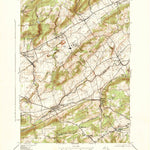 United States Geological Survey Bloomsbury, NJ (1943, 31680-Scale) digital map