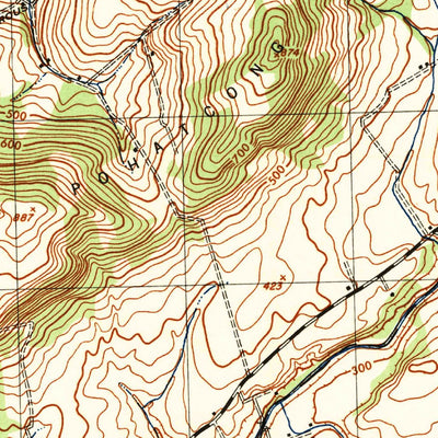 United States Geological Survey Bloomsbury, NJ (1943, 31680-Scale) digital map