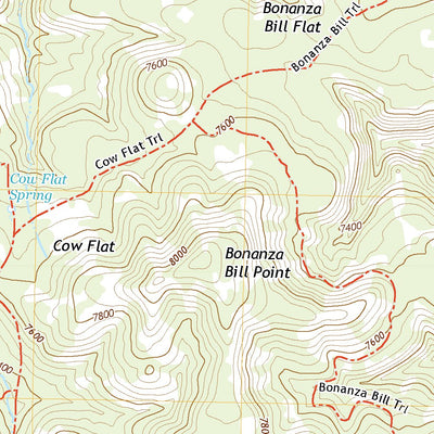United States Geological Survey Blue, AZ (2021, 24000-Scale) digital map