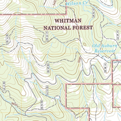 United States Geological Survey Blue Canyon, OR (2020, 24000-Scale) digital map