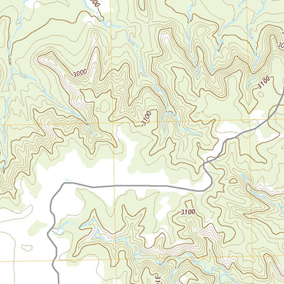 United States Geological Survey Blue Hole Springs, TX (2022, 24000-Scale) digital map