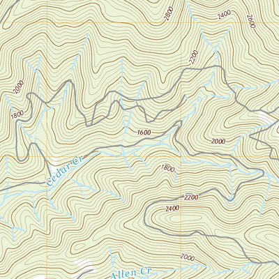 United States Geological Survey Blue Mountain, OR (2020, 24000-Scale) digital map