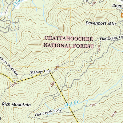 United States Geological Survey Blue Ridge, GA (2020, 24000-Scale) digital map