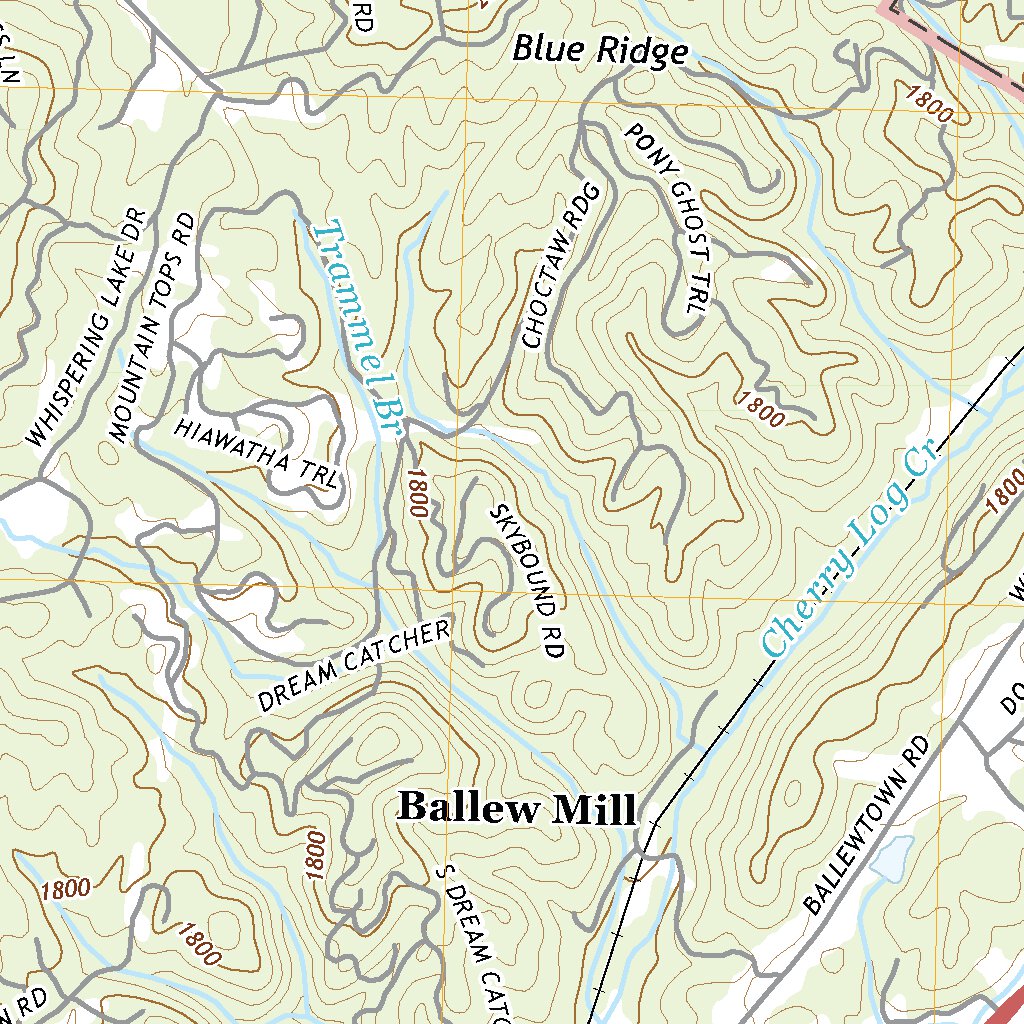 Geologic Map Blue Ridge Blue Ridge, GA (2020, 24000-Scale) Map by United States Geological ...