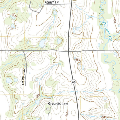 United States Geological Survey Blue Ridge, TX (2022, 24000-Scale) digital map