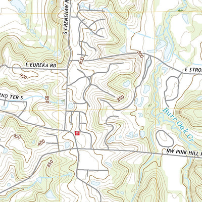 United States Geological Survey Blue Springs, MO (2021, 24000-Scale) digital map