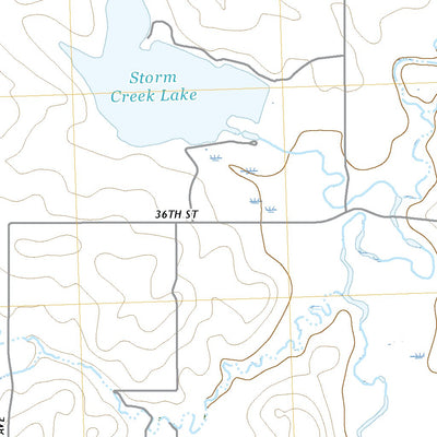 United States Geological Survey Bluegrass, ND (2020, 24000-Scale) digital map