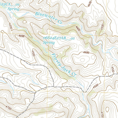 United States Geological Survey Bluewater, MT (2020, 24000-Scale) digital map