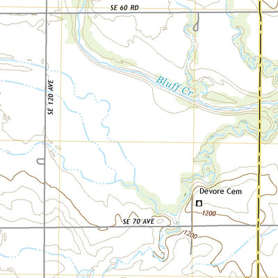 United States Geological Survey Bluff City East, KS (2022, 24000-Scale) digital map