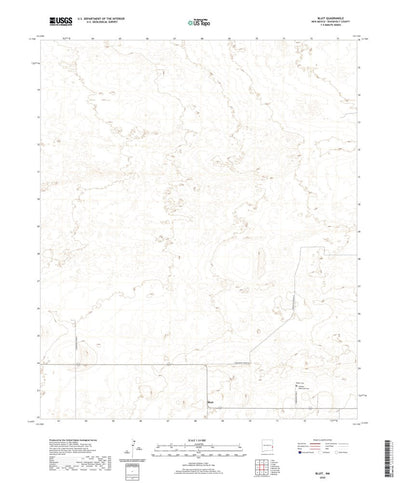 United States Geological Survey Bluit, NM (2020, 24000-Scale) digital map