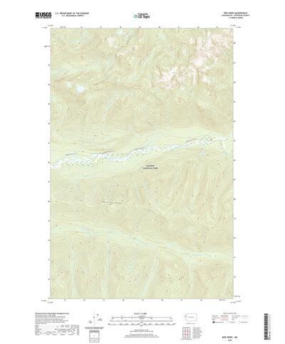 United States Geological Survey Bob Creek, WA (2020, 24000-Scale) digital map