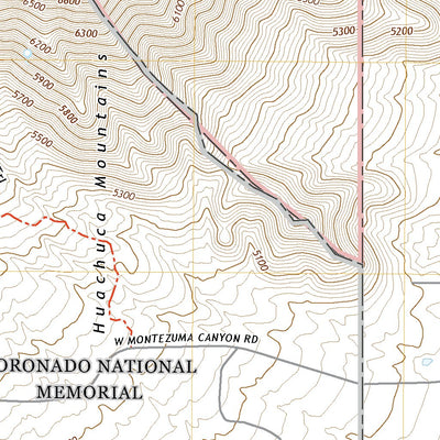 United States Geological Survey Bob Thompson Peak, AZ (2021, 24000-Scale) digital map