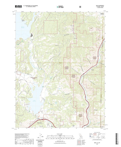 United States Geological Survey Boca, CA (2022, 24000-Scale) digital map