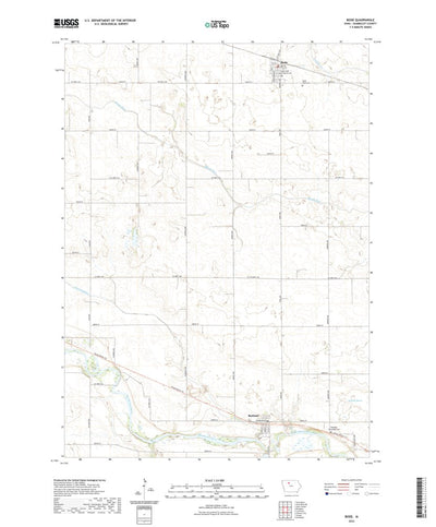 United States Geological Survey Bode, IA (2022, 24000-Scale) digital map