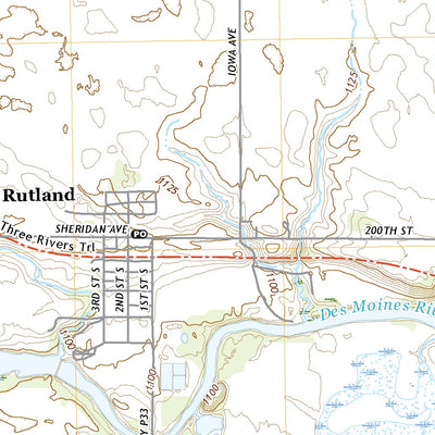 United States Geological Survey Bode, IA (2022, 24000-Scale) digital map