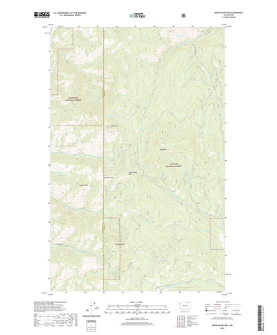 United States Geological Survey Bodie Mountain, WA (2020, 24000-Scale) digital map