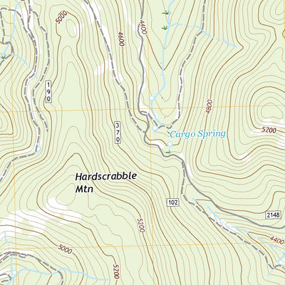 United States Geological Survey Bodie Mountain, WA (2020, 24000-Scale) digital map