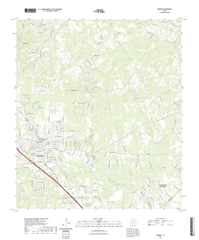 United States Geological Survey Boerne, TX (2022, 24000-Scale) digital map