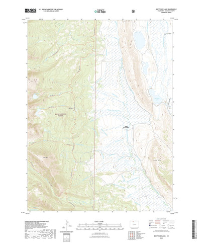 United States Geological Survey Boettcher Lake, CO (2022, 24000-Scale) digital map