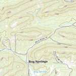 United States Geological Survey Bog Springs, AR (2020, 24000-Scale) digital map