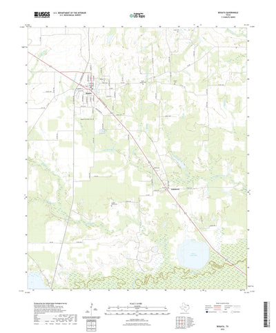 United States Geological Survey Bogata, TX (2022, 24000-Scale) digital map