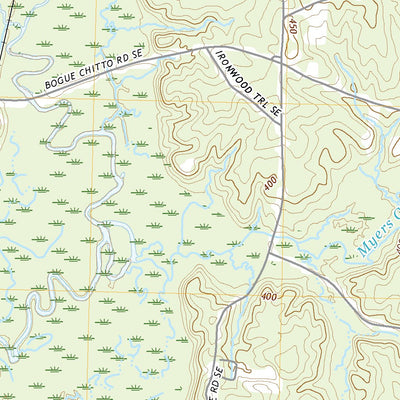 United States Geological Survey Bogue Chitto, MS (2020, 24000-Scale) digital map