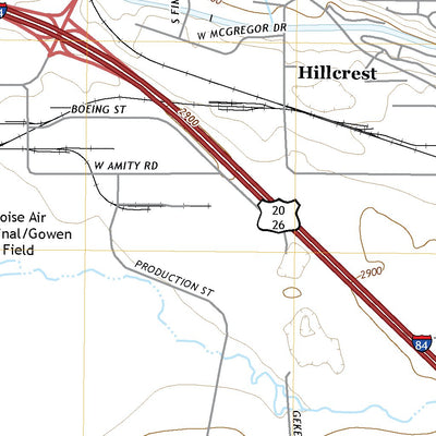 United States Geological Survey Boise South, ID (2020, 24000-Scale) digital map