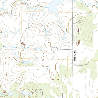 United States Geological Survey Bokchito, OK (2022, 24000-Scale) digital map