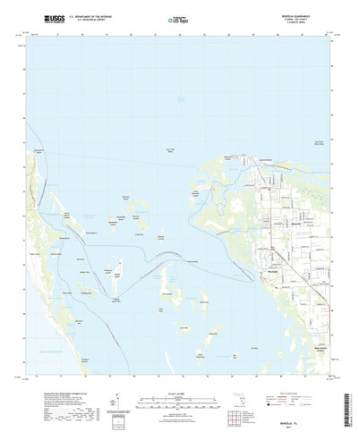 United States Geological Survey Bokeelia, FL (2021, 24000-Scale) digital map