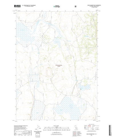 United States Geological Survey Boles Meadow East, CA (2021, 24000-Scale) digital map