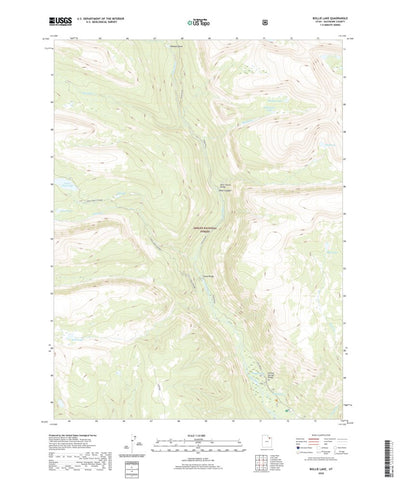 United States Geological Survey Bollie Lake, UT (2020, 24000-Scale) digital map