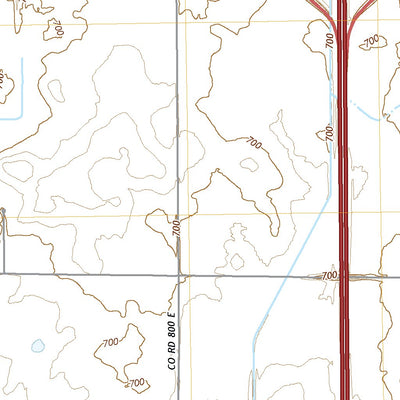United States Geological Survey Bondville, IL (2021, 24000-Scale) digital map