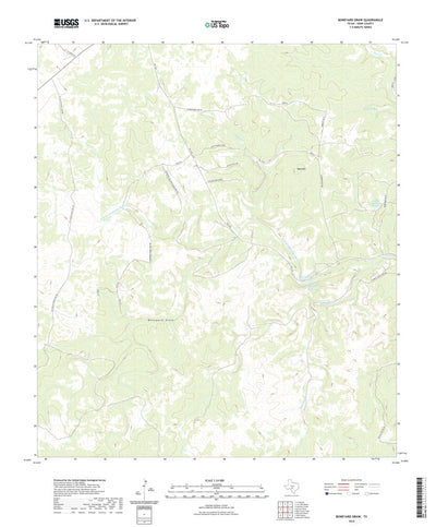 United States Geological Survey Boneyard Draw, TX (2022, 24000-Scale) digital map