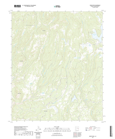 United States Geological Survey Bonito Rock, AZ (2021, 24000-Scale) digital map