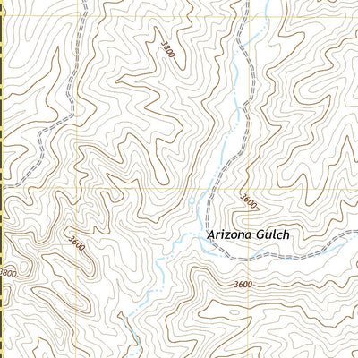 United States Geological Survey Booger Canyon, AZ (2021, 24000-Scale) digital map