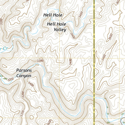 United States Geological Survey Booger Canyon, AZ (2021, 24000-Scale) digital map