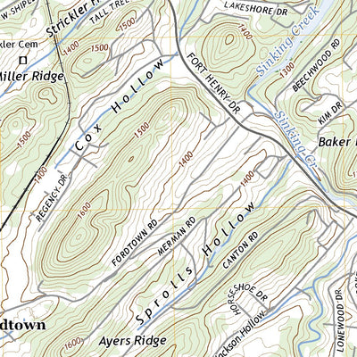 United States Geological Survey Boone Dam, TN (2022, 24000-Scale) digital map