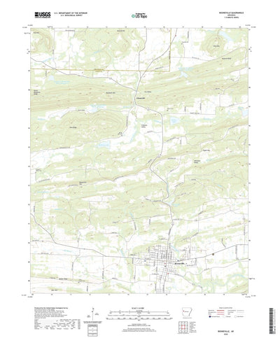United States Geological Survey Booneville, AR (2020, 24000-Scale) digital map