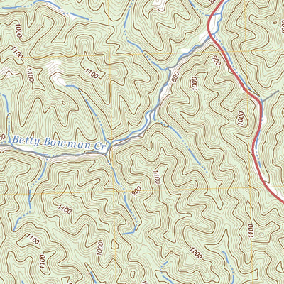 United States Geological Survey Booneville, KY (2022, 24000-Scale) digital map