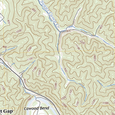 United States Geological Survey Booneville, KY (2022, 24000-Scale) digital map